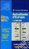 Autoatlante d'Europa 1:2.500.000 Autoatlante d'Europa 1:2.500.000