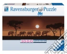 Puzzle 1000 pz - panorama: elefanti nella savana Puzzle 1000 pz - panorama: elefanti nella savana